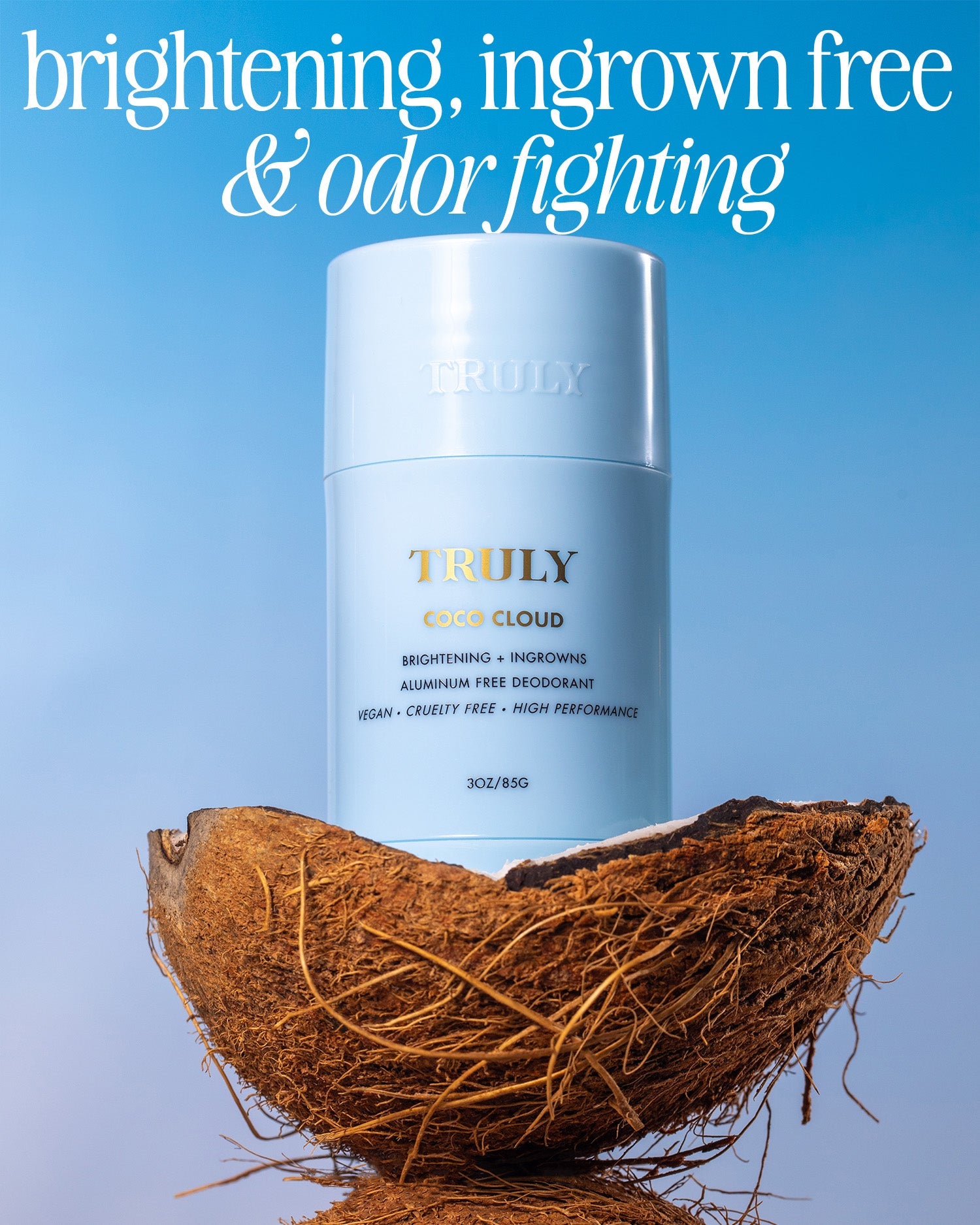 Coco Cloud Ingrown Prevention and Brightening Deodorant - Truly