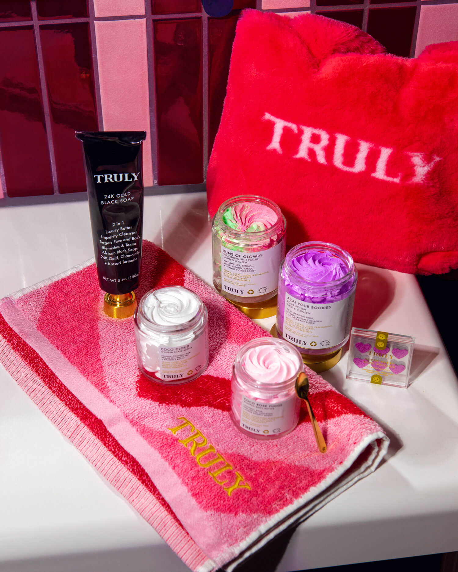 Pink Fuzzy Bag - Truly