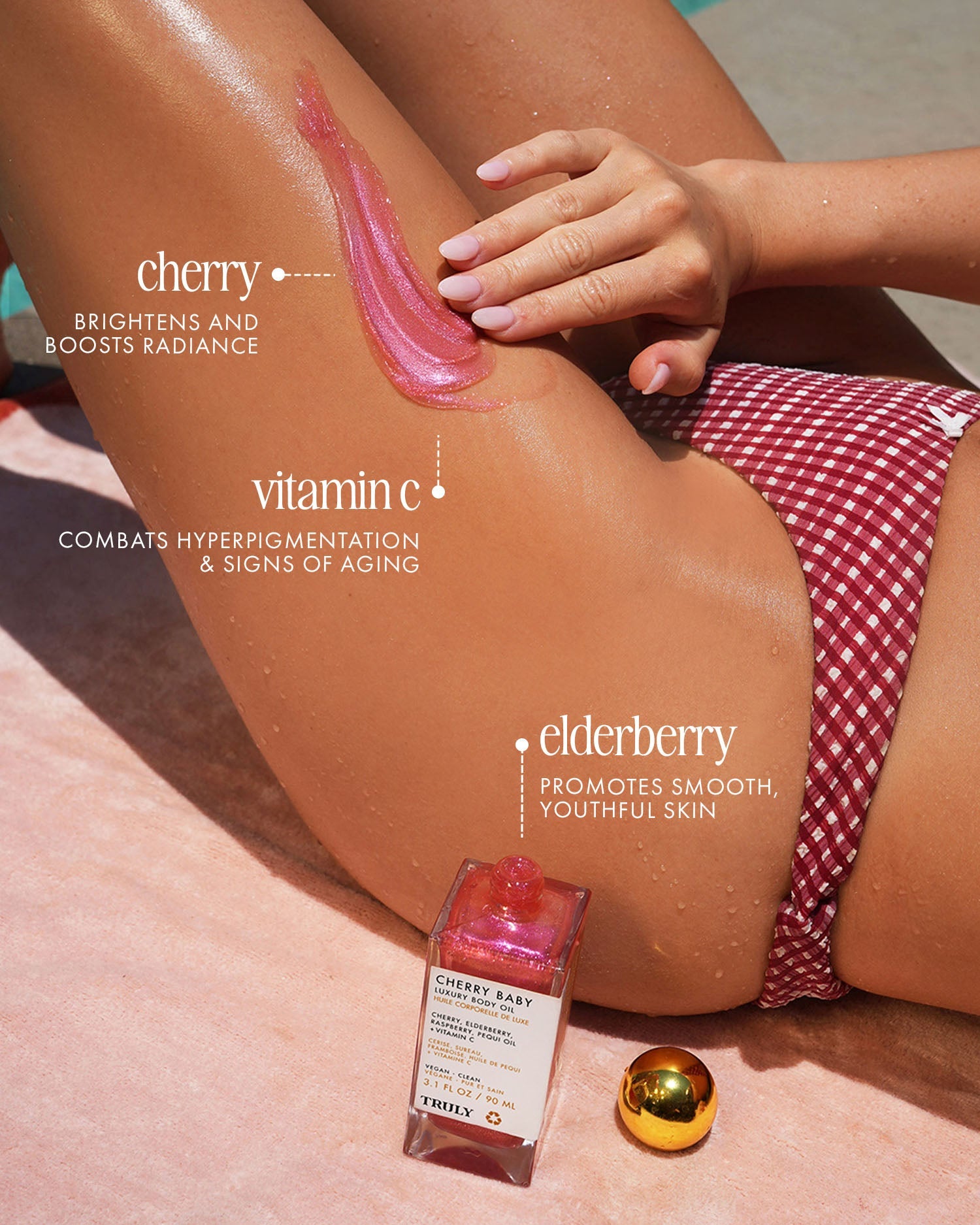 Cherry Baby Luxury Body Oil - Truly
