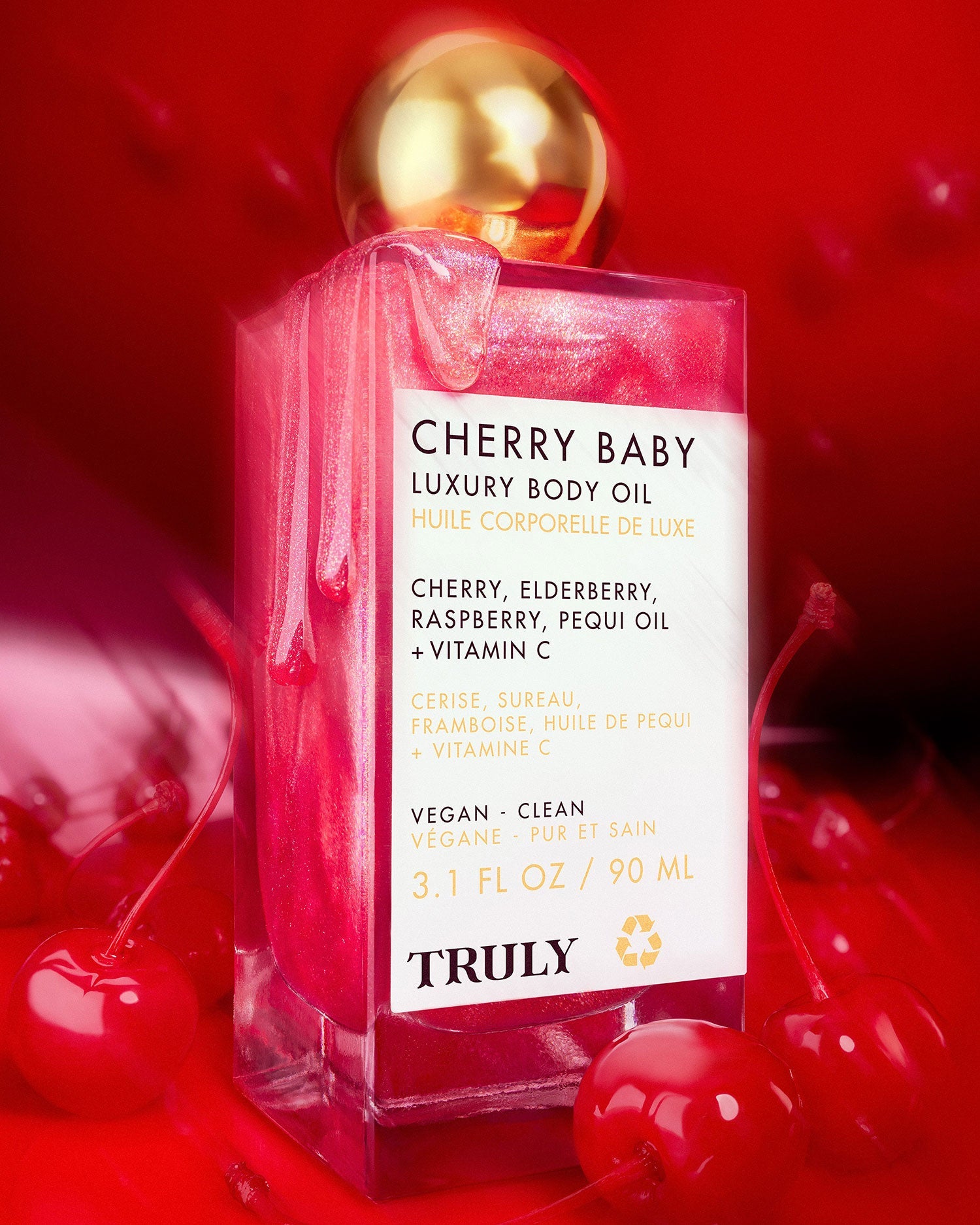 Cherry Baby Luxury Body Oil - Truly