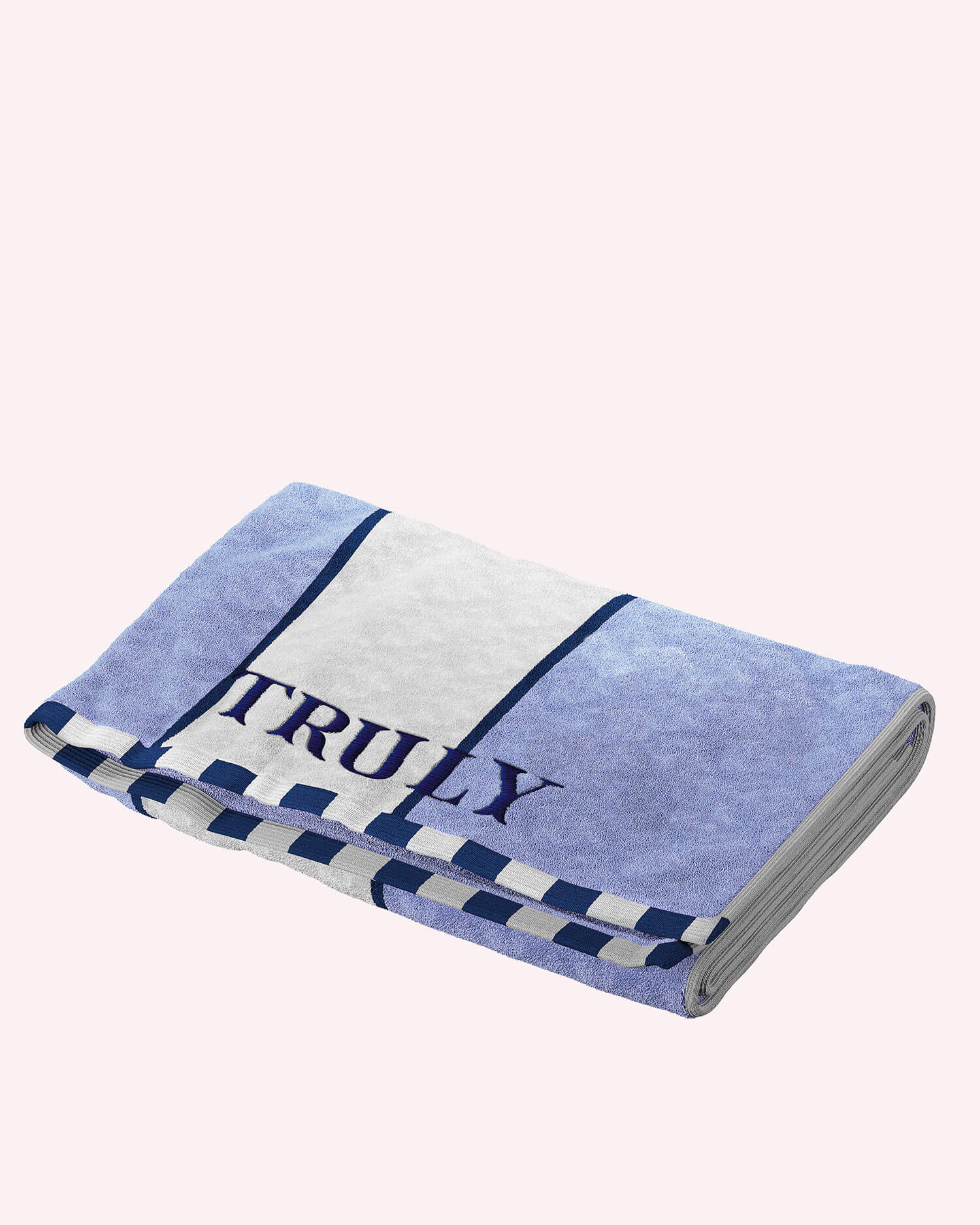 Blue Cotton Bath Towel - Truly