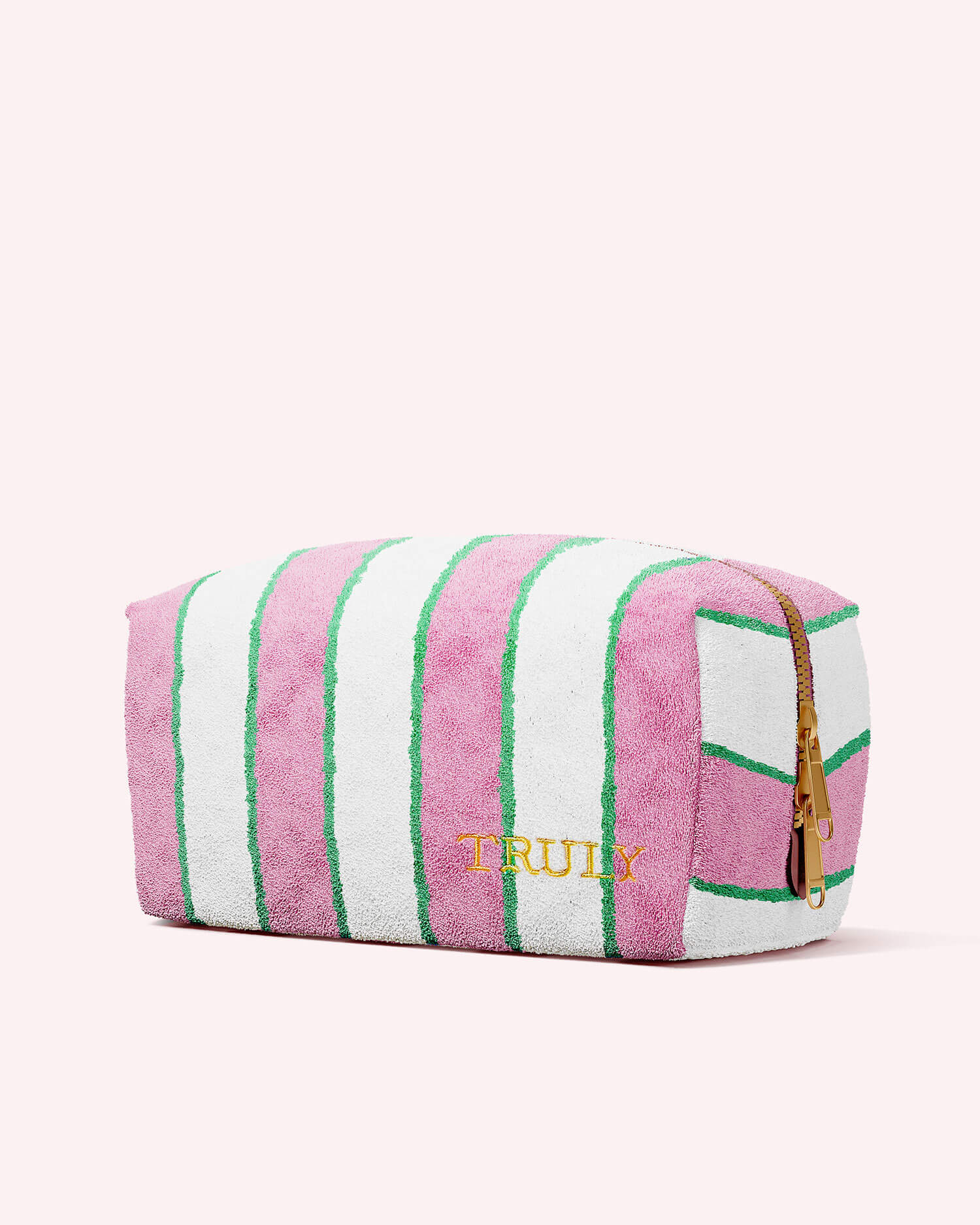 Truly Pink Terry Stripe Bag - Truly