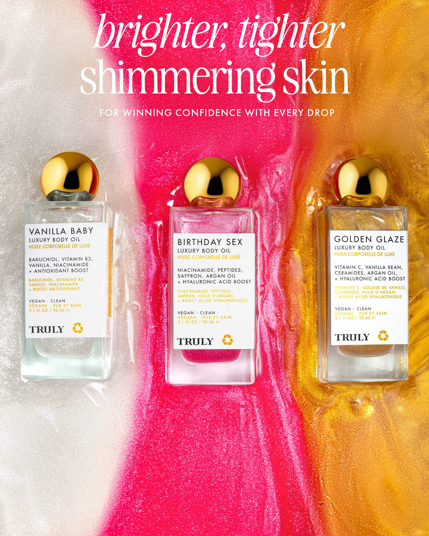 Luxury Body Oil Trio - Truly