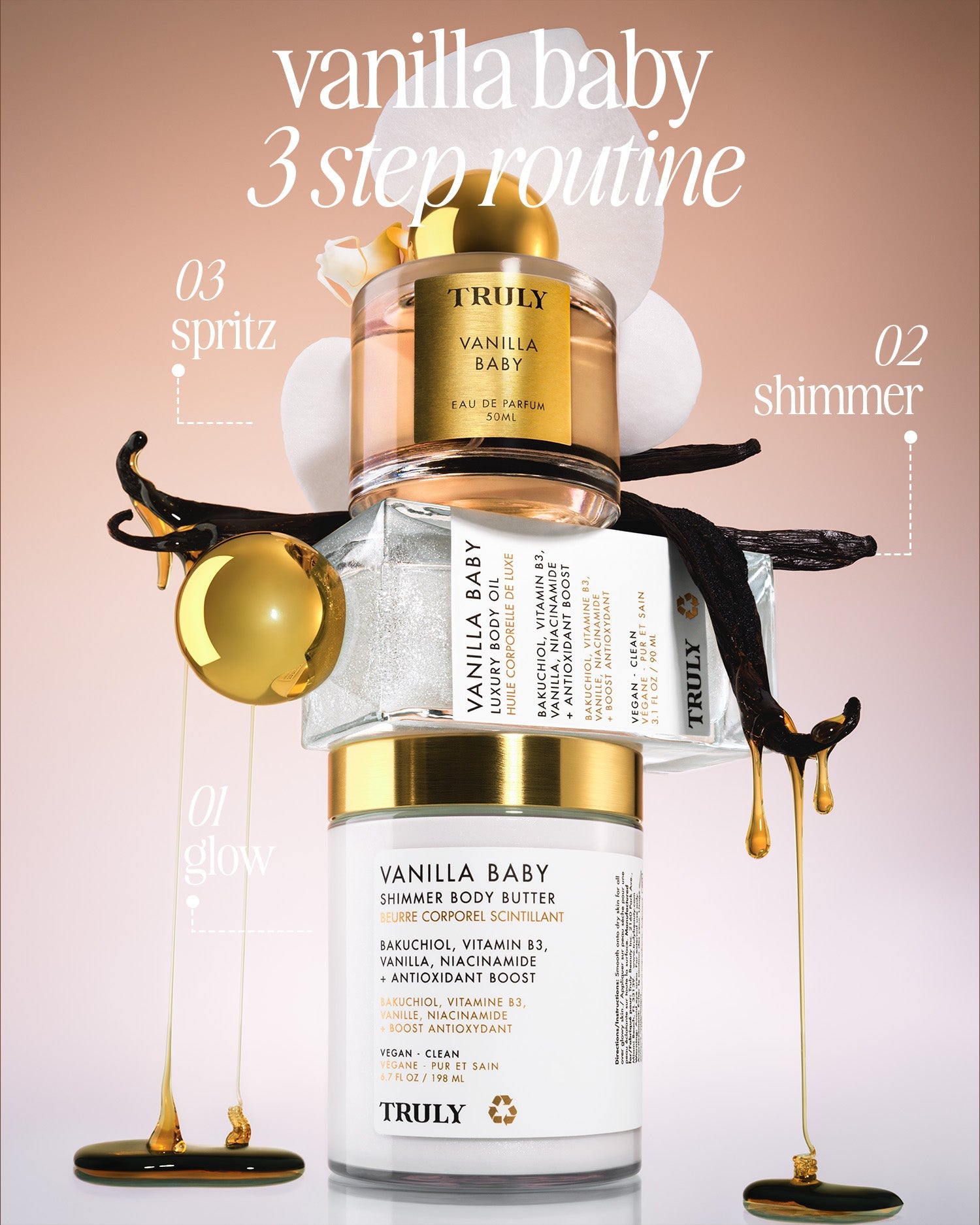 Vanilla Baby Luxury Trio - Truly